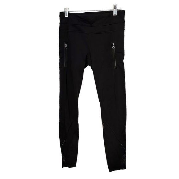 Lululemon Inspire Tight II Mesh‎ Black size 4 - Picture 2 of 7
